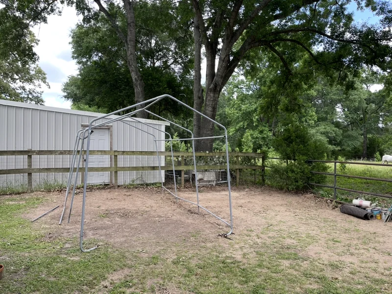 Property debris after removal